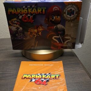 Nintendo Mario Kart 64 Box With Booklet